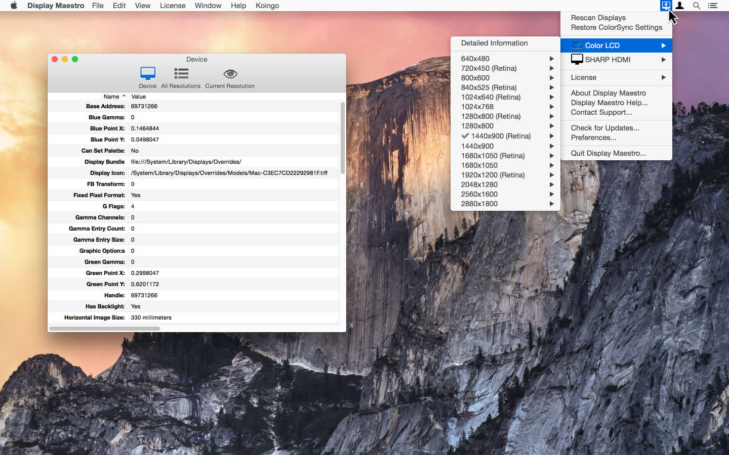 Display Maestro 3.0.4