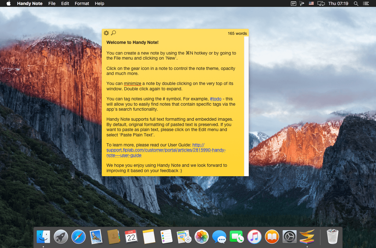 Handy Note 1.1.1